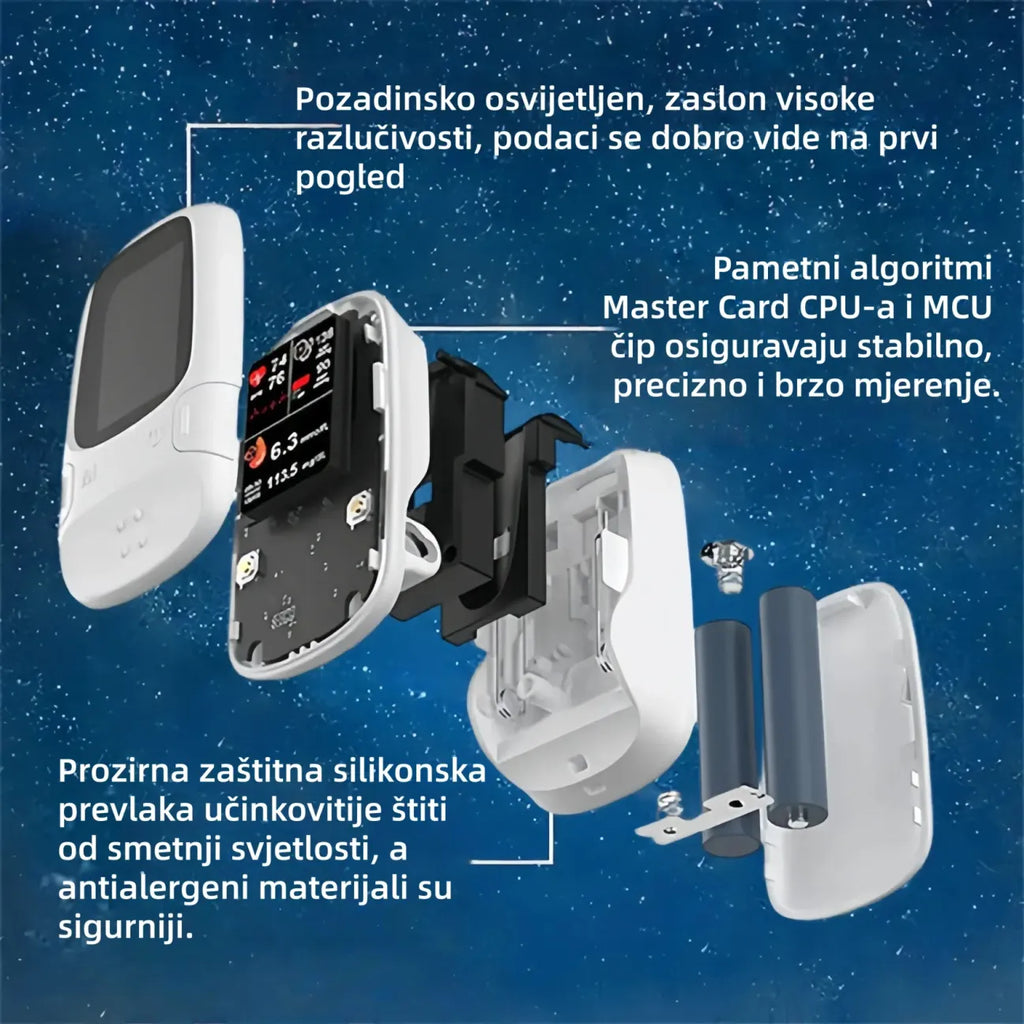 🔥Još uvijek bockate iglu kako biste izmjerili šećer u krvi? Novi proizvod za 2026.! Omron™ neinvazivni mjerač glukoze u krvi – Nije potrebna igla, brzo, pouzdano i točno mjerenje.